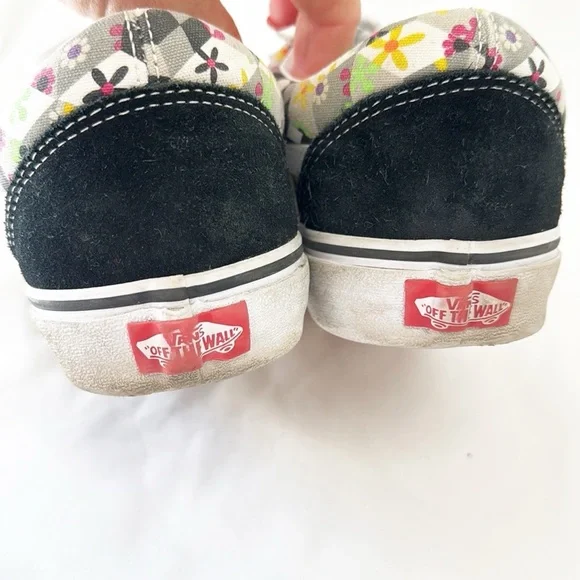 VANS Old Skool Checkered Cubed Sneakers Lace Up Size Mens 10 - Picture 6 of 9